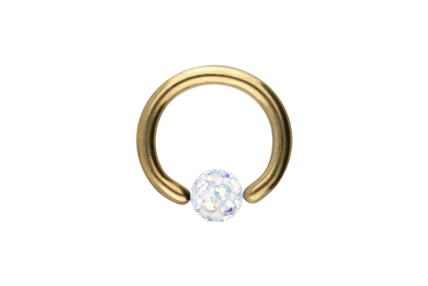 Titan Klemmkugelring Piercing EPOXY-KUGEL